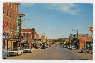 Lusk WY 1960s Cars Main Street Old Stores 1960 Ford Pontiac Conoco Gas