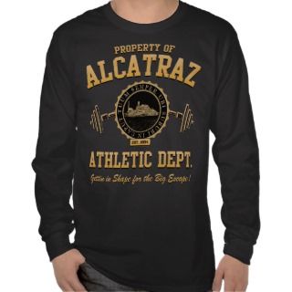 ALCATRAZ ATHLETIC DEPT. SHIRTS