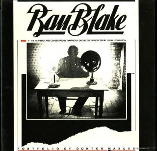 Ran Blake Portfolio of Doktor Mabuse Owl Records Excellent Condition