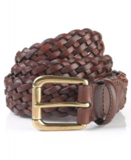 Nautica Leather Hand Braided Belt   Mens Belts, Wallets & Accessories
