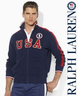 Polo Ralph Lauren Jacket, Team USA Olympic Full Zip Stretch Mesh