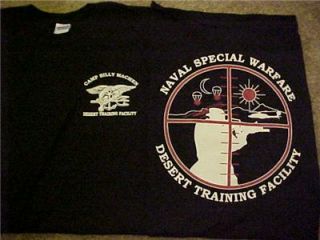 Seal Team Camp Billy Machen Desert Training Facility Black Shirt Sz x