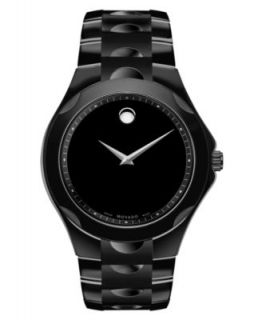 Movado Watch, Mens Swiss Black PVD Bracelet 38mm 0606307   All