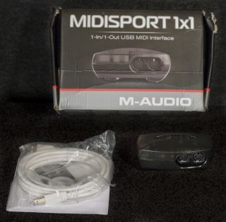 Used M Audio Midisport 1x1 MIDI USB Interface