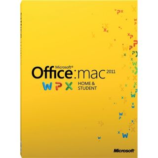 Office Home & Student 2011 WORD EXCEL POWERPOINT for Apple MAC 3 USERS
