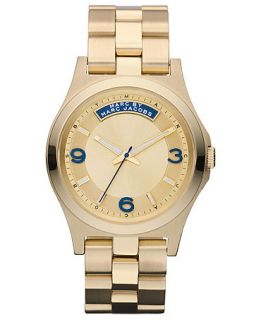 Marc by Marc Jacobs Watch, Womens Gold Ion Plated Stainless Steel