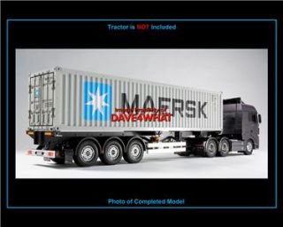 Tamiya 1 14 Maersk 40ft Semi Trailer Container Kit 56326 for R C