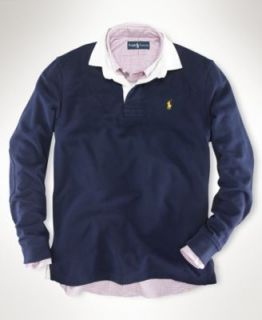 Polo Ralph Lauren Shirt, Fleece Rugby Shirt   Mens Polos