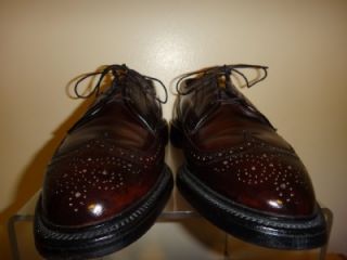Allen Edmonds MacNeil Mens Cordovan Leather Wingtip Oxfords Shoe Shoes