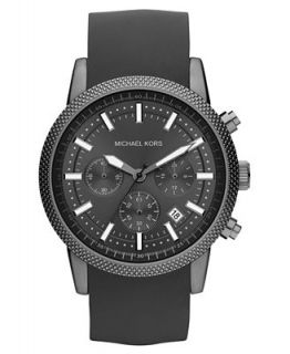 Michael Kors Watch, Mens Chronograph Scout Gray Silicone Bracelet