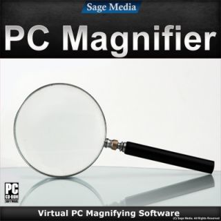 PC Computer Screen Magnifier Software Low Vision Impaired Aid Monitor
