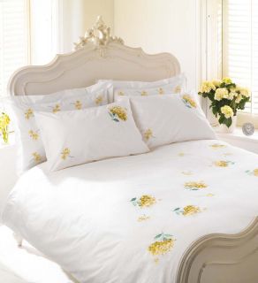 White Yellow Hydrangea Bedding