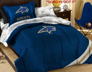 College Twin Comforter Bed Set More Teams 5 Piece