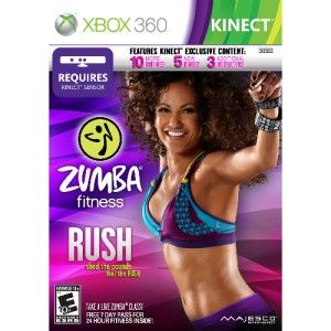 Xbox 360 Kinect Zumba Fitness Rush Brand New SEALED