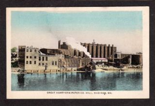 Me Great Northern Paper Mill Factory Madison Maine PC