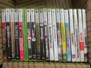 Microsoft Xbox 360 Lot of 20 Defect 360 Games