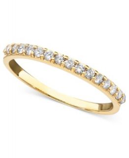 Diamond Ring, 14k Gold Seven Diamond Band (1/2 ct. t.w.)   Rings
