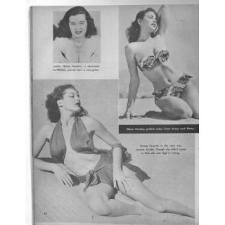 Frolic Magazine August 1952 Evelyn West Irish McCalla Bunny Lake Pinup