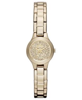 DKNY Watch, Womens Gold Ion Plated Stainless Steel Bracelet 20mm