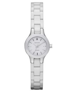 DKNY Watch, Womens White Ceramic Bracelet 20mm NY8644   All Watches