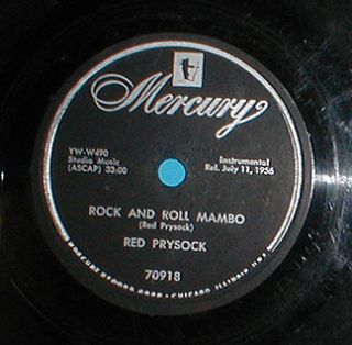 Red Prysock Mercury 70918 Sax Rocker 1956 Rock Roll Party Mambo