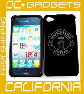 Manchester United MLS Black Cover Case iPhone 4 Verizon