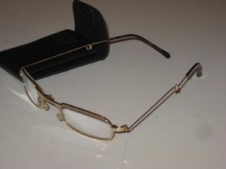 00 Magnivision Folding Glasses Gold Frame Eyeglasses Cheaters