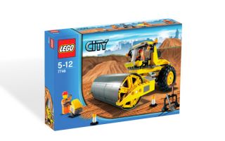 Lego Contruction Lot  7632 Crawler Crane 7746 Single Drum Roller