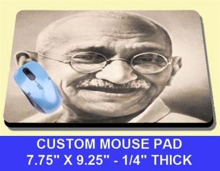 Mahatma Gandhi Computer Mouse Pad New Cool Peace