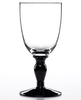 Martha Stewart Collection Glassware, Set of 4 Geneva Black All Purpose