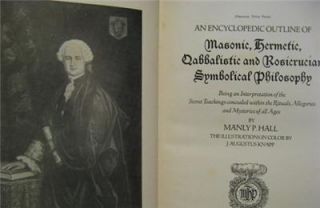 RARE Secret Occult Hermetic Rosicrucian Manly P Hall