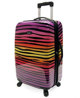 Nicole Miller Suitcase, 24 Ombre Zebra Rolling Hardside Spinner