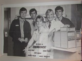 Emergency TV Show Fan Club Kit Posters of Cast Randy MANTOOTH