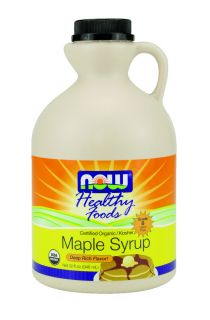 Organic Maple Syrup Grade B by Now Foods 32 oz Liquid