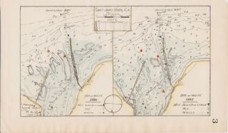 St Johns River Florida 1890 Map Shipwreck Locations