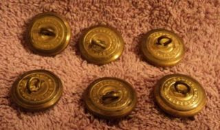 World War II Brass Buttons Canadian Crown Saber Maples
