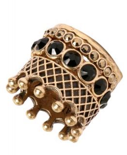 Bar III Ring Set, Gold tone Imitation Pearl Crystal Rings   Fashion