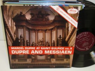 Marcel Dupre at Saint Sulpice Vol 5 LP Mercury MG 50231 VG Vinyl Album
