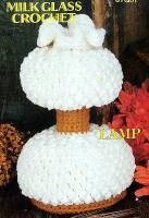 Crochet Milk Glass Lamp Annies Attic
