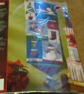 New in Package Bucilla Wall Felt Wall Hanging Christmas Patchwork
