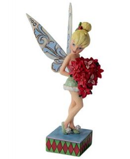 Jim Shore Collectible Figurine, Tinkerbell with Poinsettia