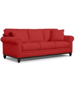 Martha Stewart Fabric Sofa, Club Custom Colors 89W x 38D x 31H