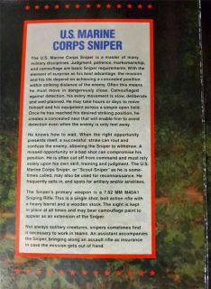 Gi Joe US Marine Corps Sniper African American 12 Action Figure New