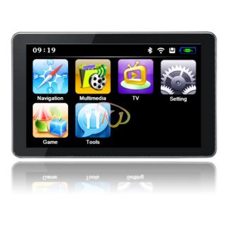 LCD Touch Screen Sat Nav FM Car MP3 GPS Navigation Navigator Free Maps