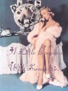 Marilyn Monroe Romantic Femme Silky Black Polka Dot Lace Chemise