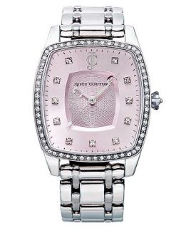 Juicy Couture Watch, Womens Beau Pink Tone Stainless Steel Bracelet