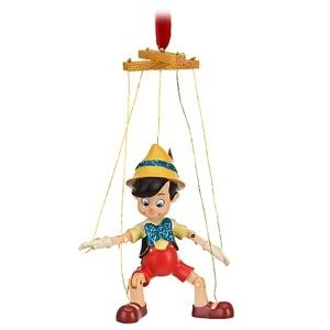 New Disney Store Pinocchio Marionette 2011 Xmas Tree Ornament Puppet