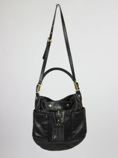 Marc by Marc Jacobs Black Leather Preppy Hobo Handbag $438