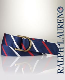 Polo Ralph Lauren Belt, Team USA Olympic Striped Belt