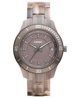 Fossil Watch, Womens Stella Alpine Horn Acetate Bracelet 37mm ES3089
